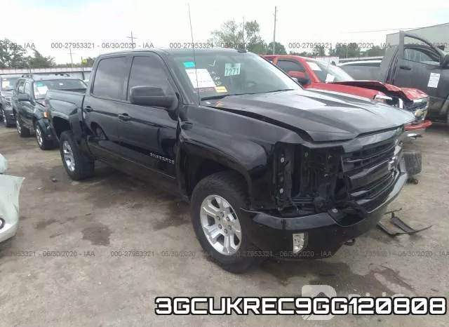 Chevrolet Silverado 1500, K1500 Lt 3GCUKREC9GG120808 2016