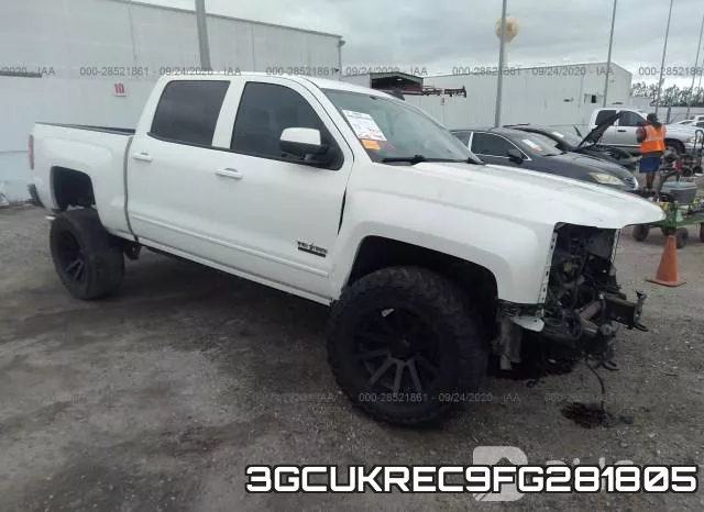 Chevrolet Silverado 1500, LT 3GCUKREC9FG281805 2015